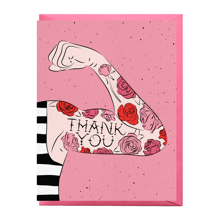 Tattoo Thank You Card: Single Card