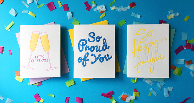 So Proud Of You Card - New Job,  graduation, greeting card
