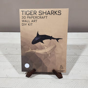 Tiger Sharks 3D PaperCraft Wall Art Origami Model
