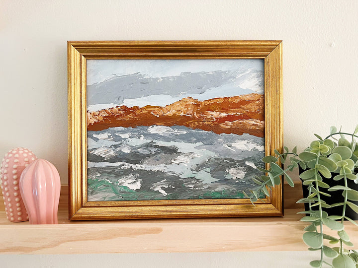 Coastal Cliffs: Palette Knife Painting Kit