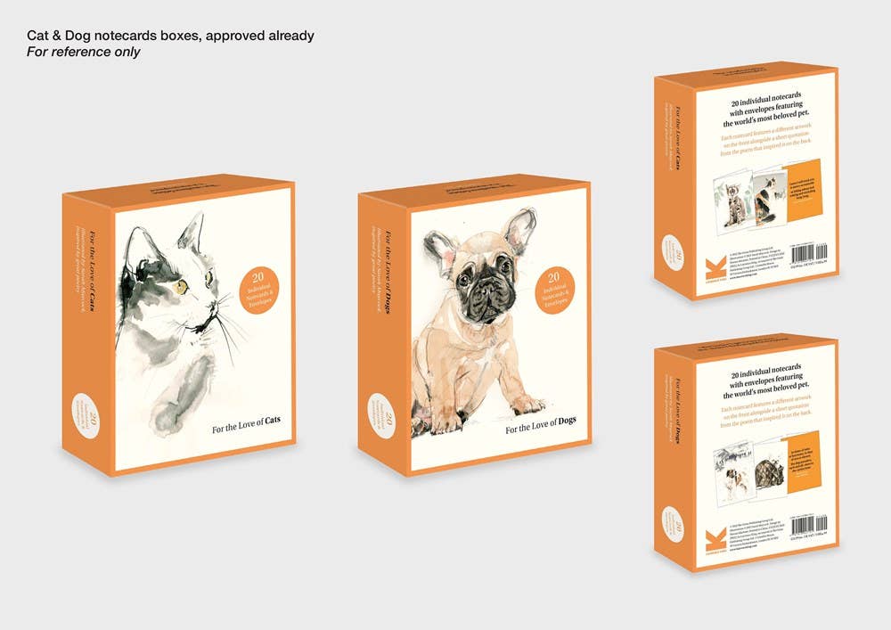 For the Love of Dogs: 20 Individual Notecards and Envelopes