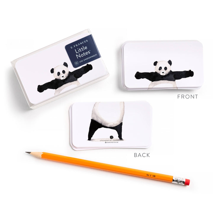 Panda Hug Little Notes® – Mini Notecard Pack, Set of 55