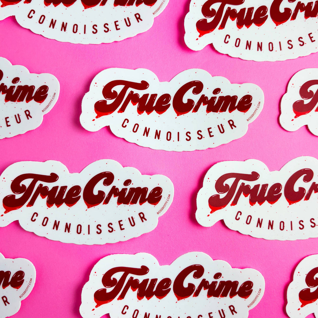 True Crime Connoisseur Sticker