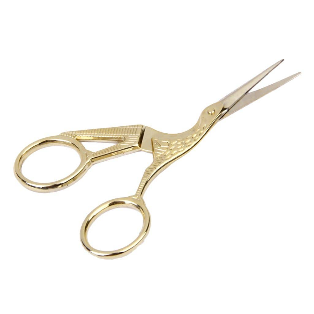 Rogue Paq Gold-Tone Crane Scissors