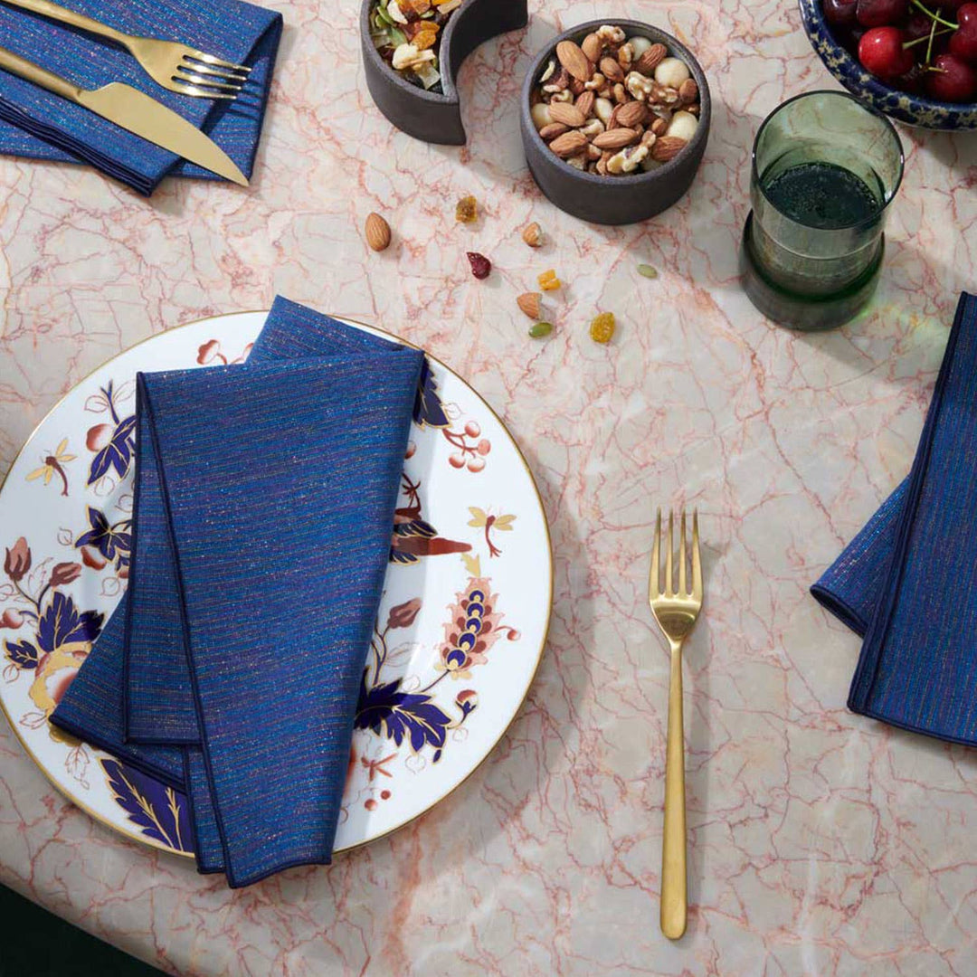 Sapphire Linen Napkins | Set of 4