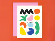 Thank You Shapes No. 2 • Abstract Thank You Card: Single Card
