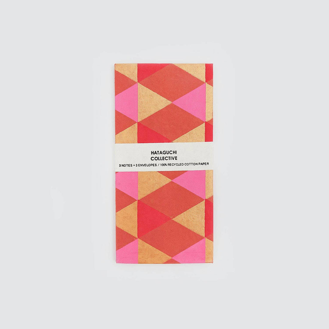 Large Envelope with Notecard Set: SHIMA-MARU RED x BLUE