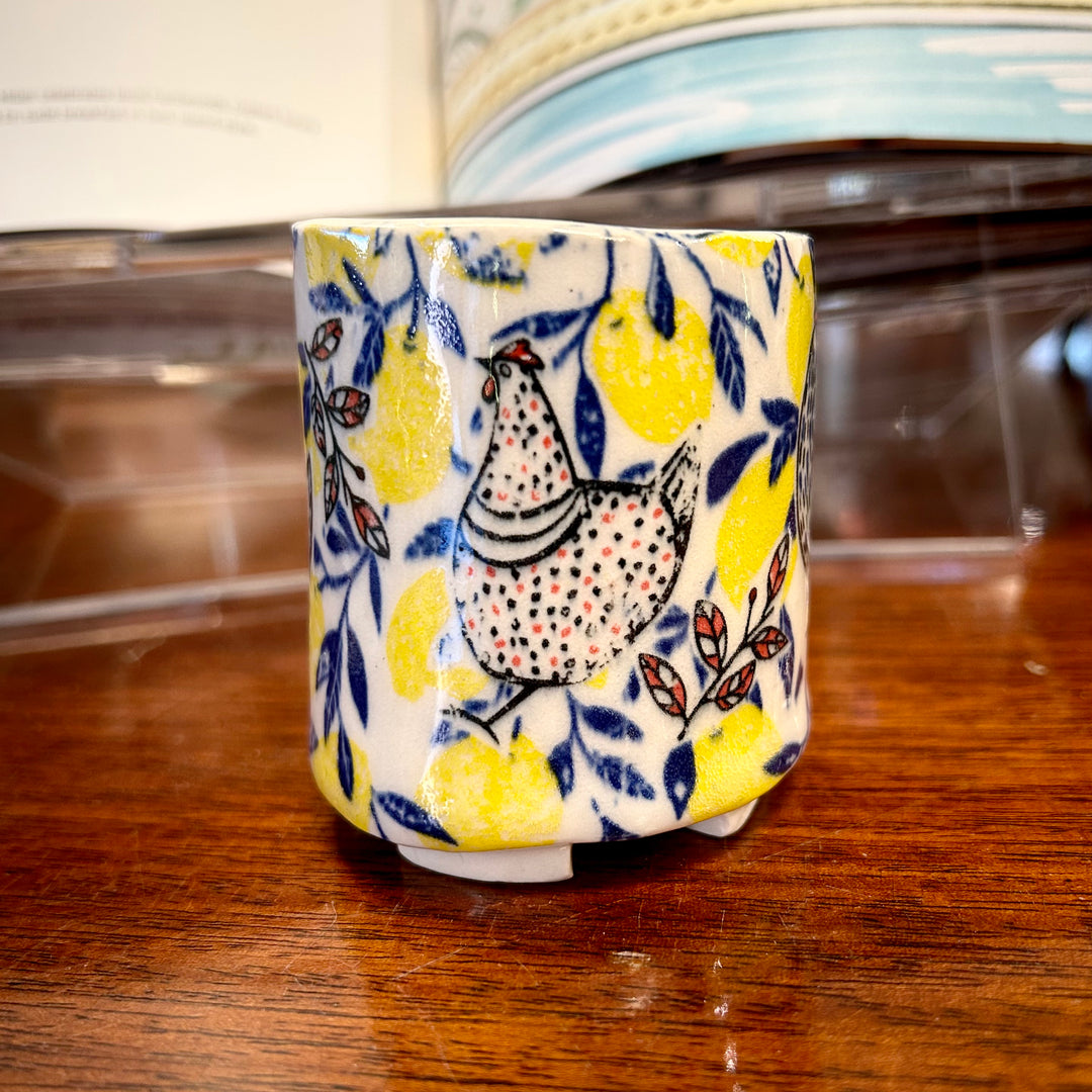 Small Ceramic Graphic Cups