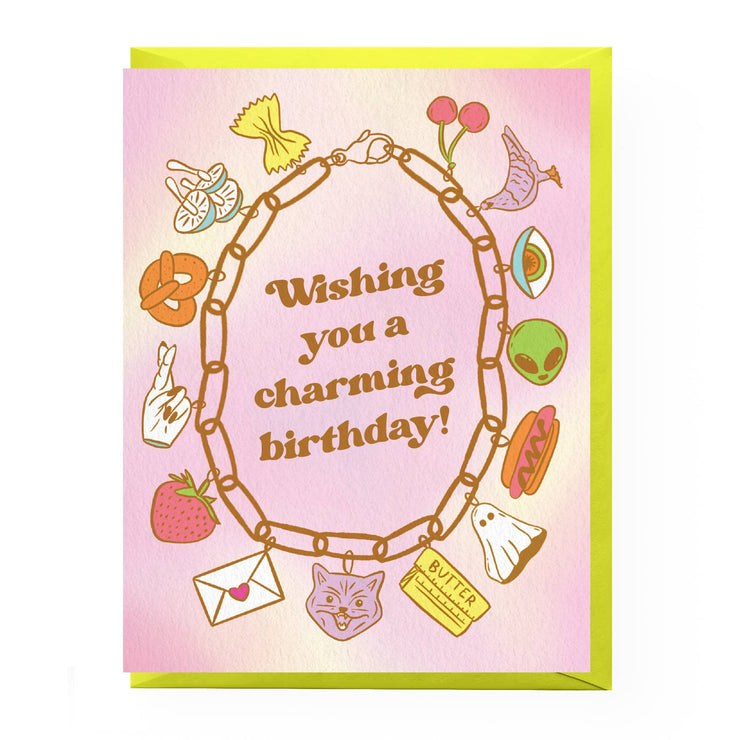 Charm Bracelet Birthday Card