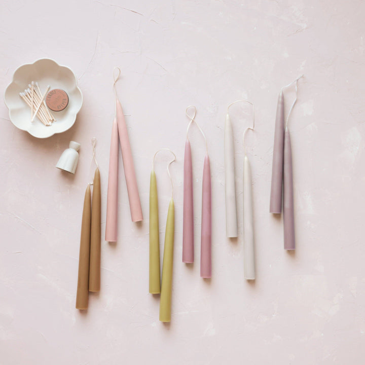 9" Dipped Taper Candles