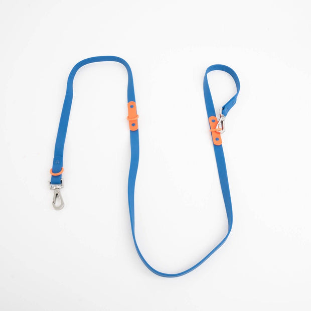 The Fritz Dog Leash | Leash wit Handle | Multi Dog Leash: Orange mango / Small