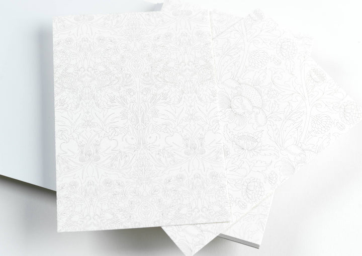 William Morris Watercolour Postcard Book