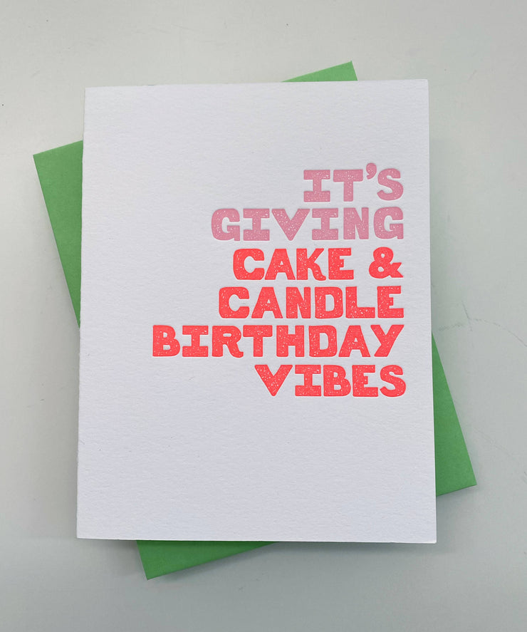 It's Giving Cake Vibes - birthday cake for her, for him, 