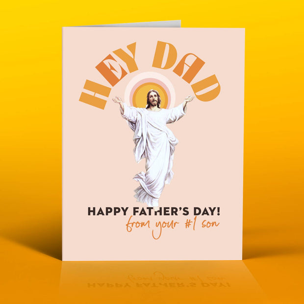 #1 SON father's day card