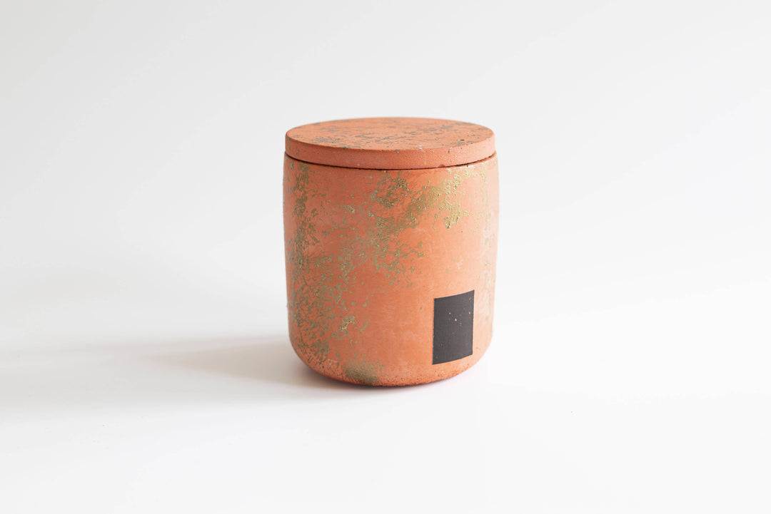 LTD Ed Brick & Gold Two Piece Match Holder