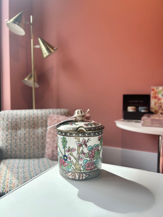 Vintage Floral Sugar Dish