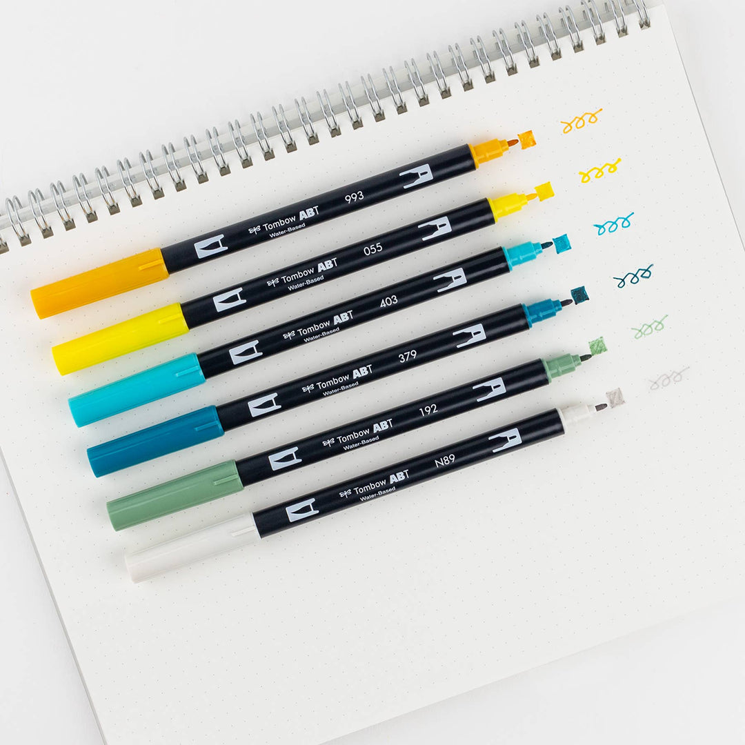 Dual Brush Markers: Lemon Squeezy