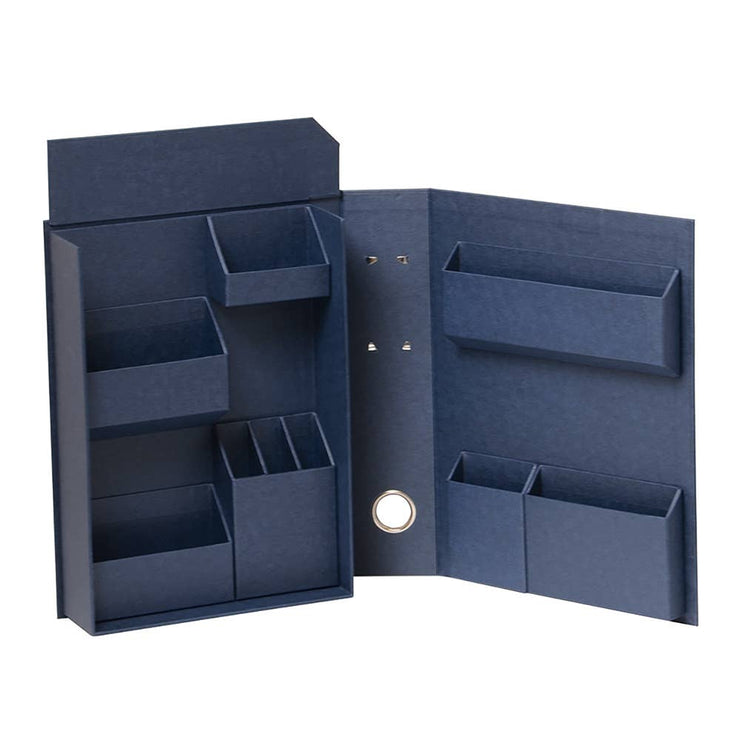 Magnetic Lifestyle Tool File for Organizer your Desk B5 size: Navy
