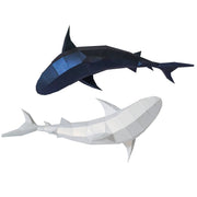 Tiger Sharks 3D PaperCraft Wall Art Origami Model