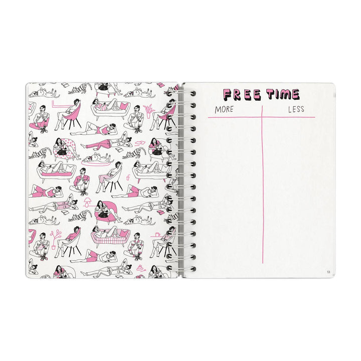 Julia Rothman More/Less Journal Guided Journal