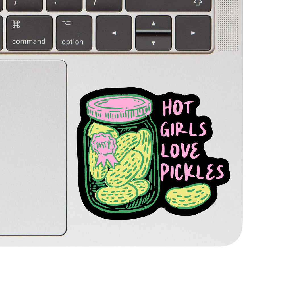 Funny Cute Girly Pickle Love High Quality Vinyl Sticker