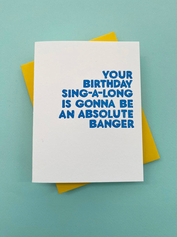 BIRTHDAY SING-A-LONG SONG