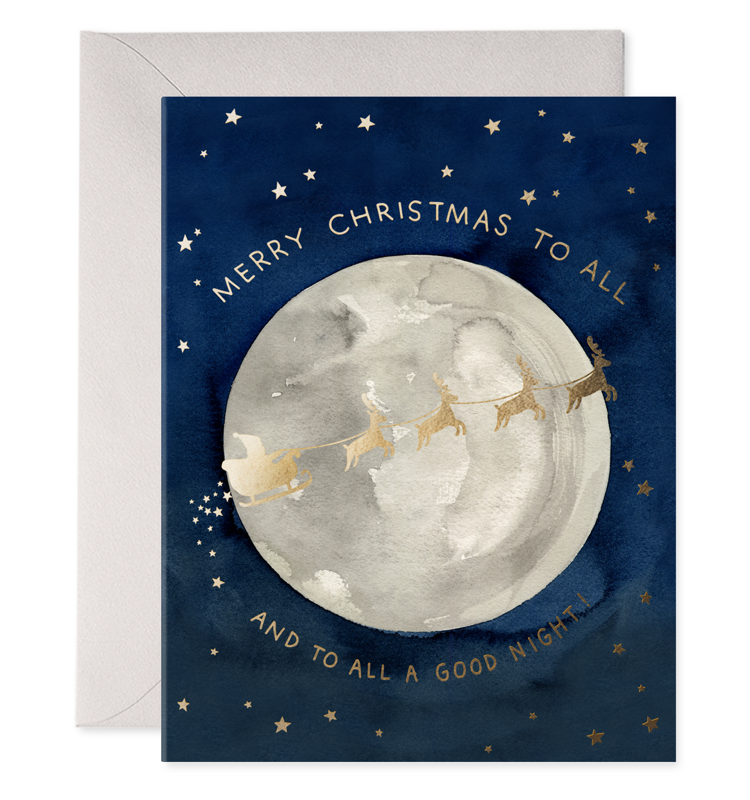 Santa Moon | Christmas Greeting Cards (Boxed Set of 6)