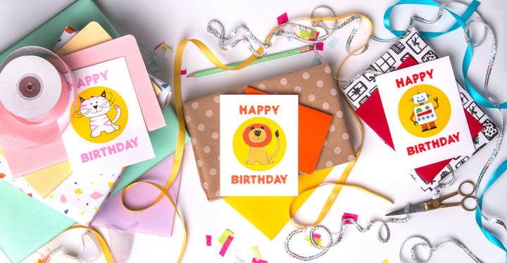 Lion Birthday Card - Grandson Birthday, Jungle Greeting Card