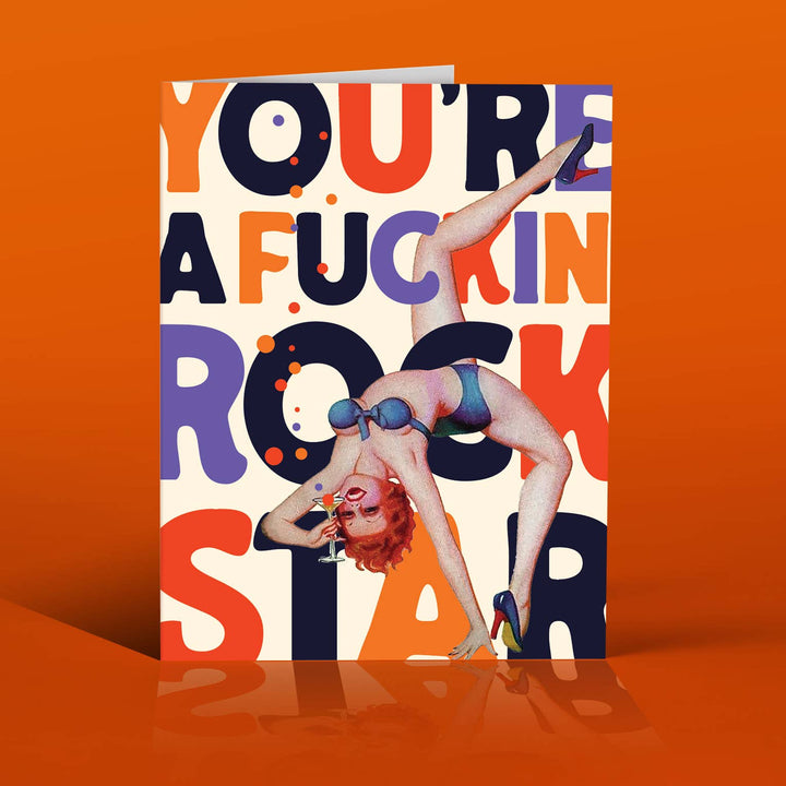 SEXY ROCKSTAR! Birthday card