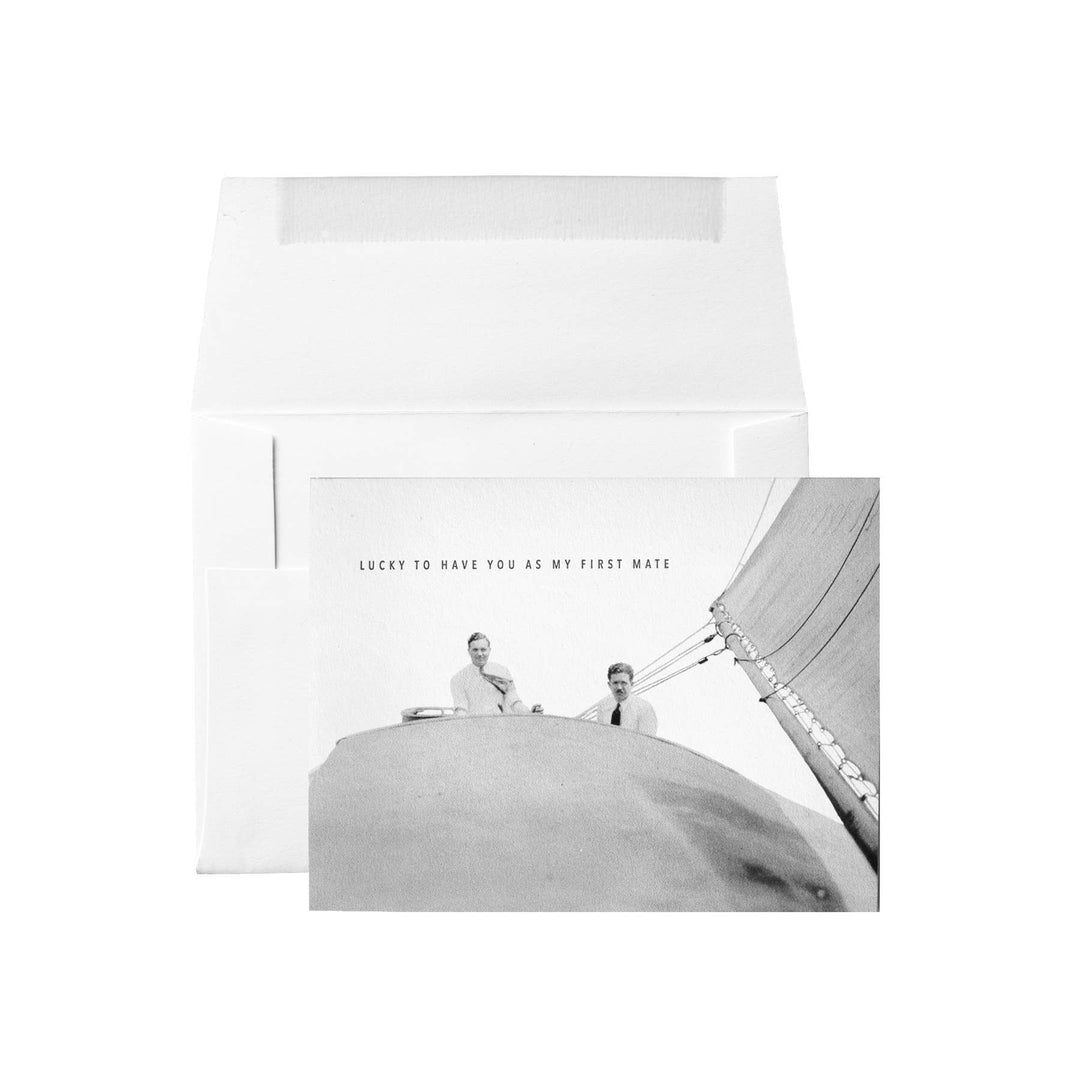 Sailors Lucky to Have You as My First Mate Card