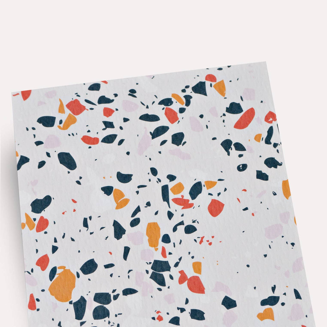 Mustard Terrazzo Card