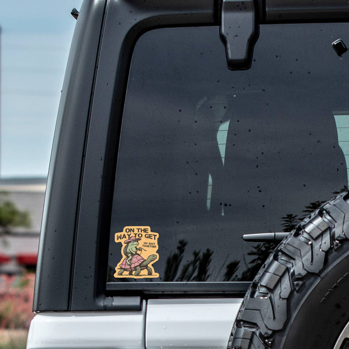 Swear Frog Cowboy Funny Turtle High Quality Vinyl Sticker