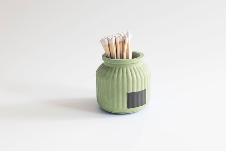 Apothecary Match Holder- Long Matches: Brick