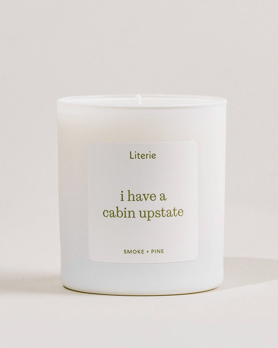 I Have A Cabin Upstate Candle