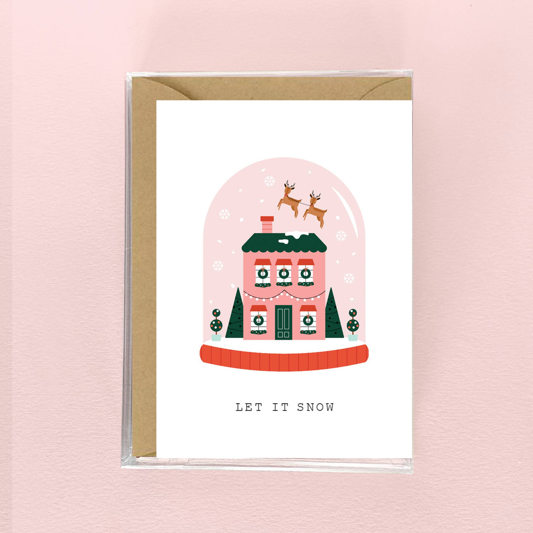 Let it Snow Globe Mini Boxed Set -  8 Cards