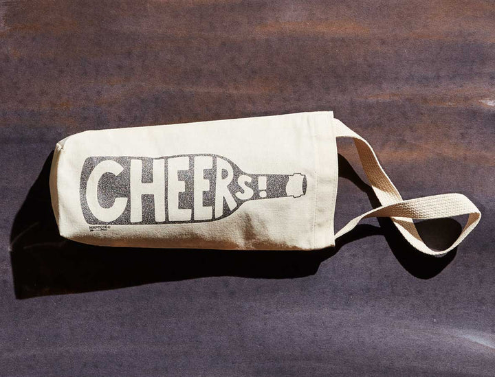 Cheers! Single Wine Totes: Natural