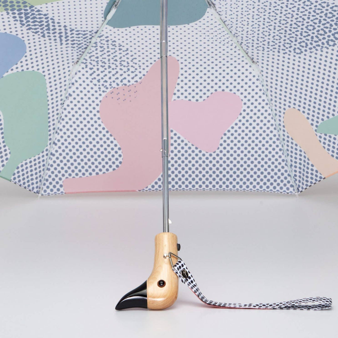 Dots Sustainable Compact Duckhead Umbrella