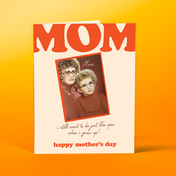 GLASSES MOM mother's card