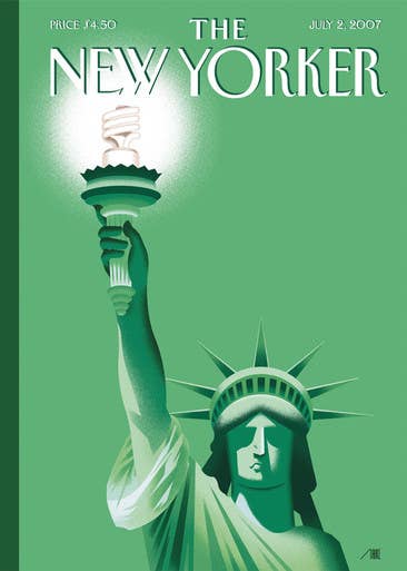 GREEN LIBERTY CARD