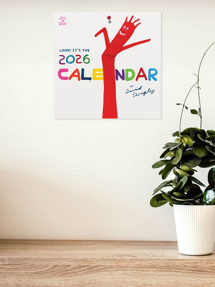David Shrigley Official and Exclusive 2026 Wall Calendar