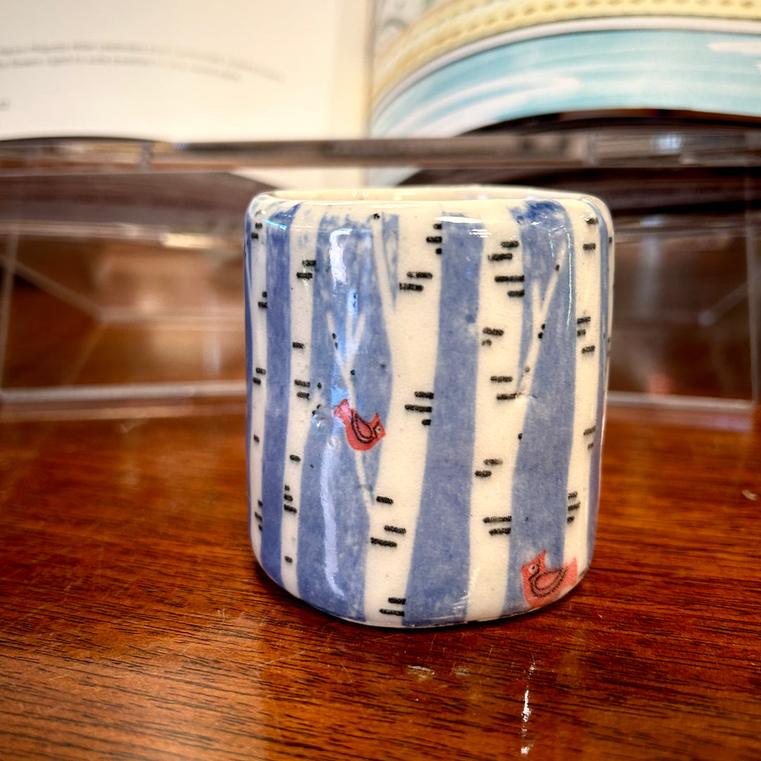 Small Ceramic Graphic Cups