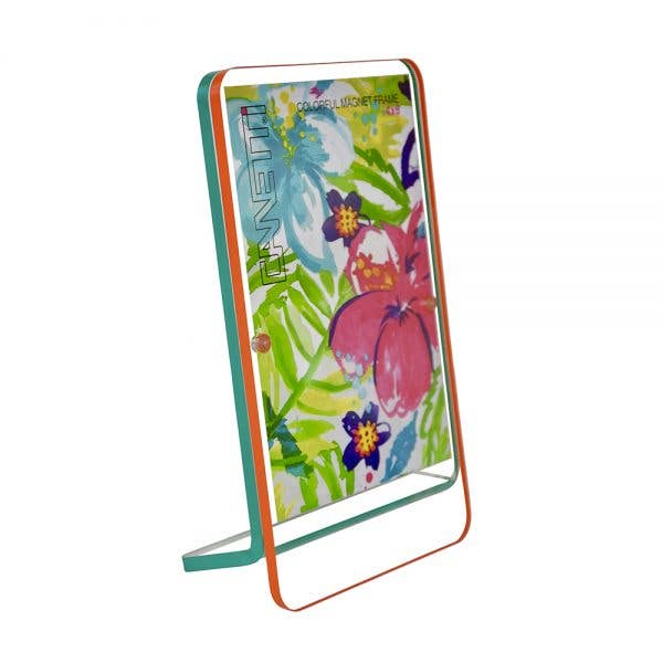 Colorful Magnet Frame 5"x7": White