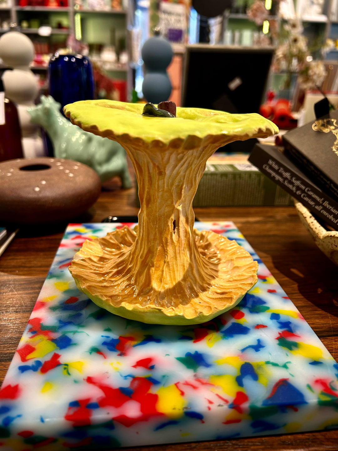 Apple Core Toothbrush Holder