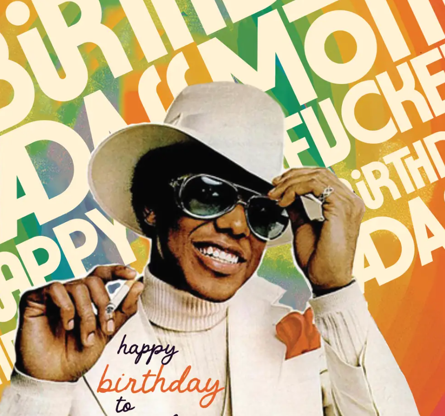 BADASS BIRTHDAY GUY birthday card