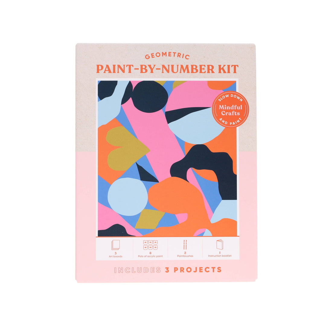 Mindful Crafts: Geometric Paint-by-Number Kit