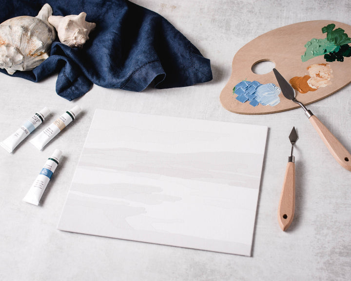 Mountain Valley: Palette Knife Painting Kit