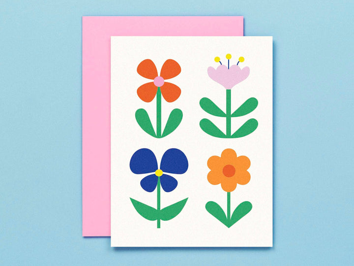 Gang of Fleurs No. 2 Blank Card