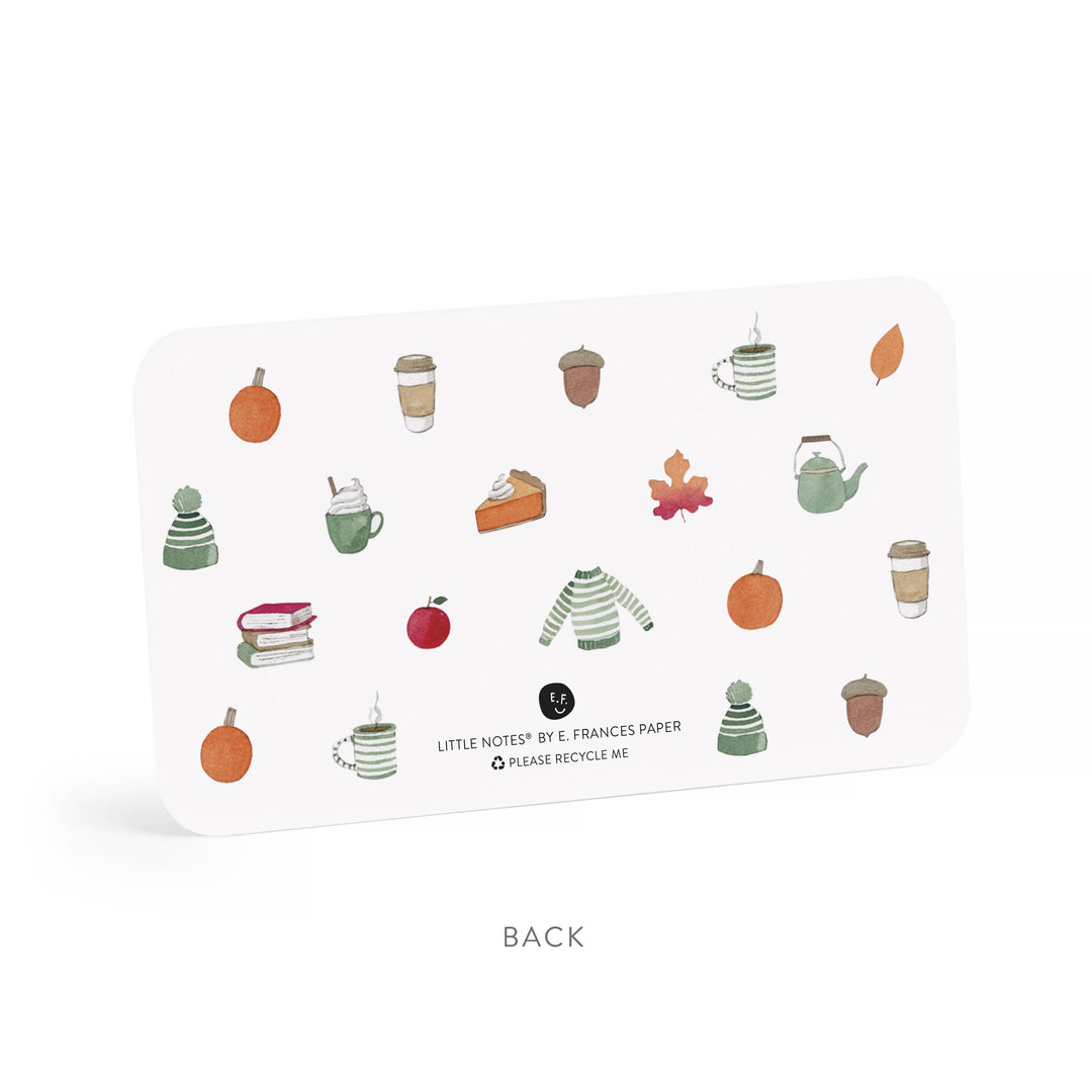 Crisp & Cozy Little Notes® | Fall & Autumn Mini Notecards