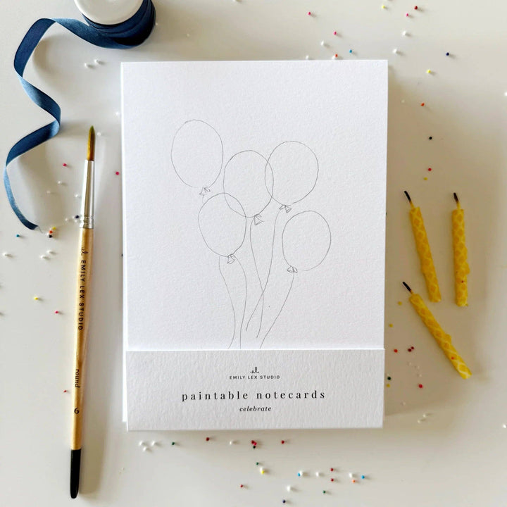 Celebration Watercolor Notecard Set