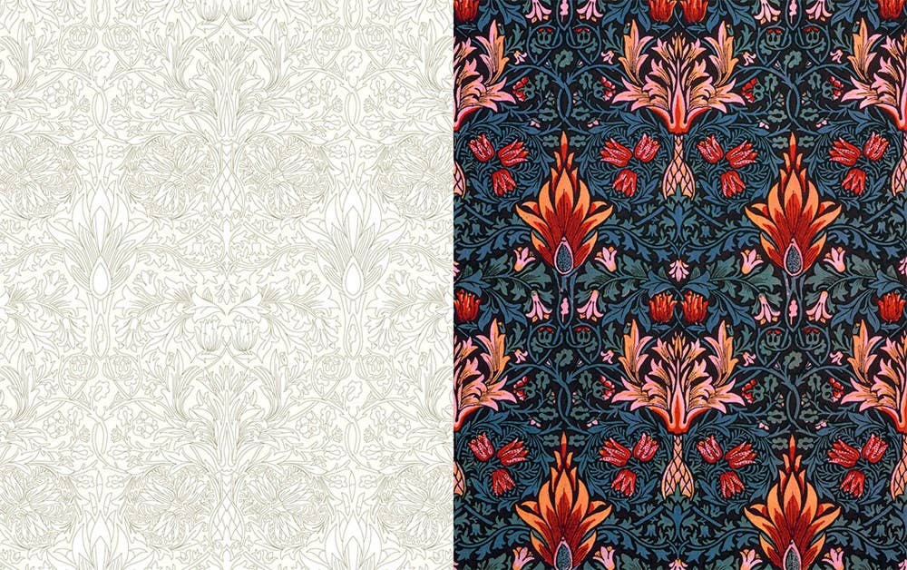 William Morris: An Arts & Crafts Coloring Book